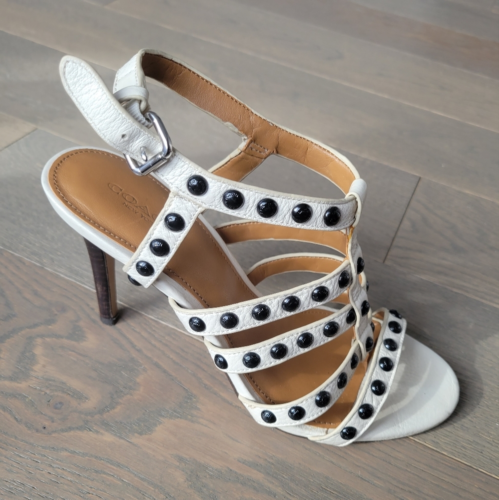 Coach studded sandals
